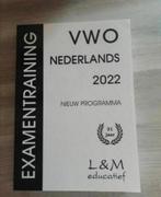 VWO Nederlands 2022 Examentraining - Nieuwstaat, Ophalen of Verzenden, Zo goed als nieuw, VWO, Nederlands