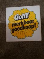 Golff sticker vintage autosticker verzamelsticker, Ophalen, Zo goed als nieuw, Auto of Motor