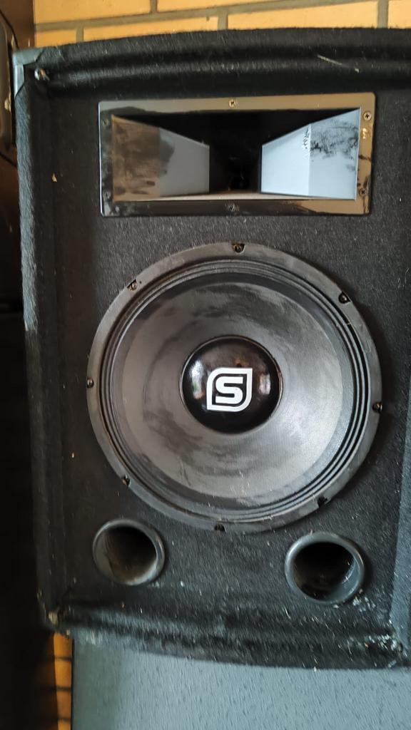 Skytec PA-set: CSA-15 actieve speaker +SL12 passieve speaker, Audio, Tv en Foto, Luidsprekers, Overige typen, 120 watt of meer