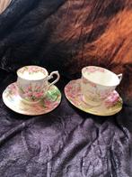 Royal Albert Blossom Time, dame + heer kop en schotel., Antiek en Kunst, Ophalen