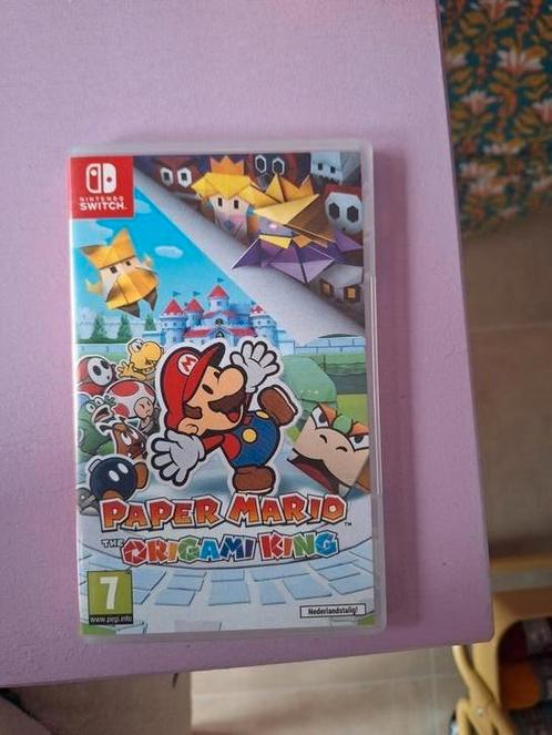 Nintendo Switch Paper Mario: The Origami King, Spelcomputers en Games, Games | Nintendo Switch, Zo goed als nieuw, Overige genres