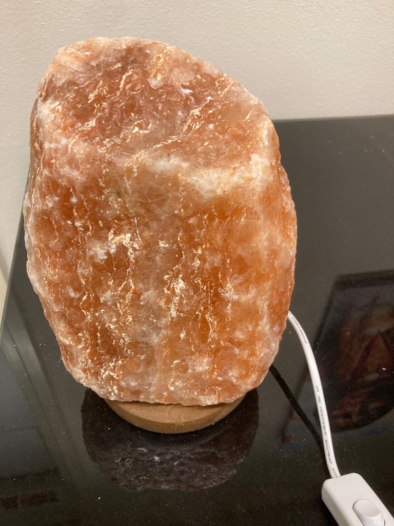 Zoutlamp, Huis en Inrichting, Lampen | Tafellampen, Ophalen, Gebruikt, Overige materialen, Minder dan 50 cm