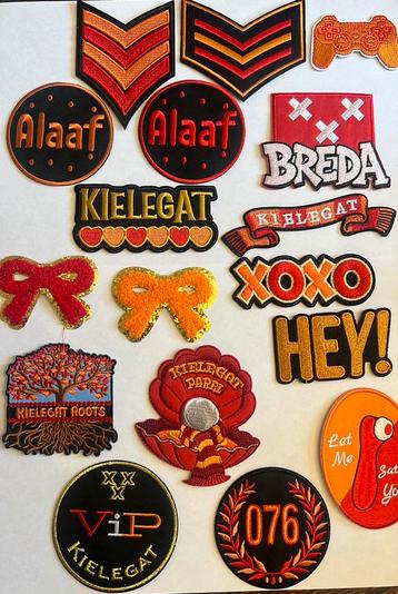 Kielegat Emblemen carnavalsjas beschikbaar voor biedingen