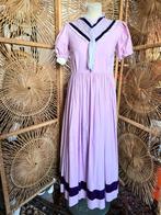 YatvaVintage: YV5286: Vintage 40s/ 50s Maxi House Dress, Maat 38/40 (M), Ophalen of Verzenden, Vintage, Roze