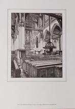 Amsterdam ... Interieur Oude kerk ..., Antiek en Kunst, Ophalen of Verzenden
