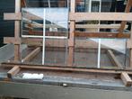Dubbelglas met roeden, Doe-het-zelf en Verbouw, Glas en Ramen, Ophalen of Verzenden, Gebruikt, Gevelraam of Ruit