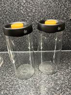 Vacuum koffie bonen pot, Huis en Inrichting, Keuken | Potten en Pannen, Verzenden, Zo goed als nieuw, Glas, Pot, Bus of Blik