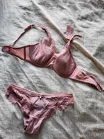 Roze Lingerieset met Kant - Nieuw Hunkemoller 75c ☘️, Hunkemöller, Ophalen of Verzenden, Roze, Setje