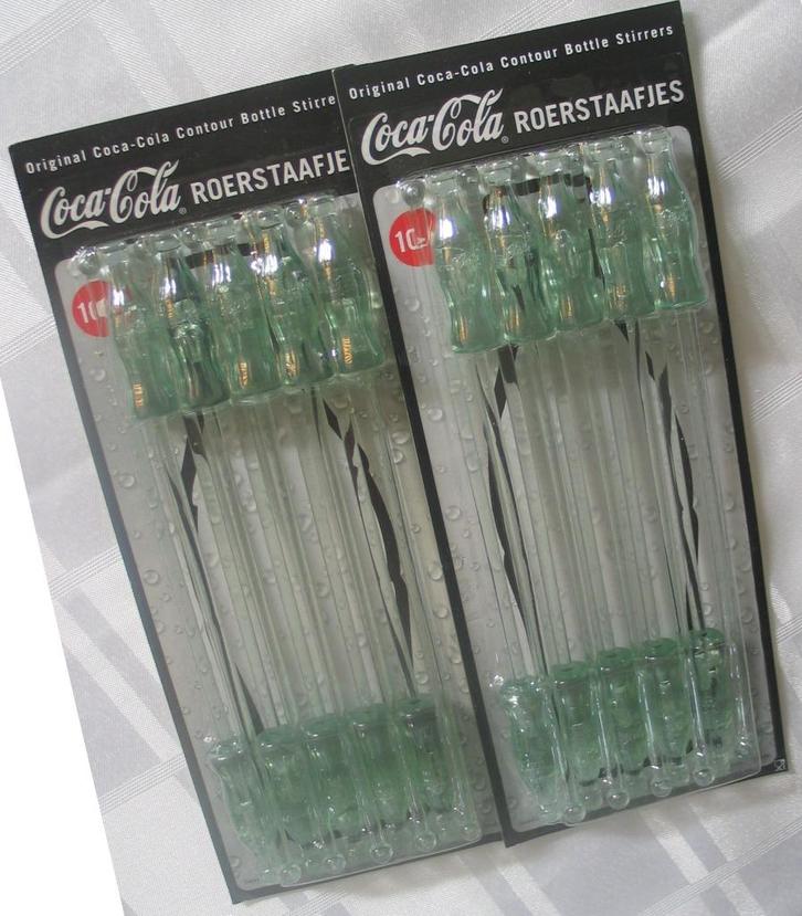Coca Cola roerstaafjes Original Contour Bottle Stirrers 20st, Verzamelen, Merken en Reclamevoorwerpen, Nieuw, Gebruiksvoorwerp
