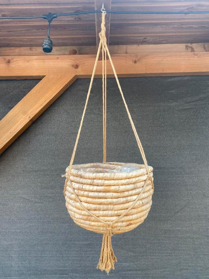 Hangende bloempotten, Tuin en Terras, Bloembakken en Plantenbakken, Gebruikt, Overige materialen, Binnen, Balkon, Tuin, 30 tot 60 cm