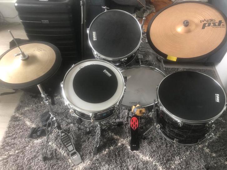 Odery Jazz Cafe drumset/drumstellen with muffle pads, Muziek en Instrumenten, Drumstellen en Slagwerk, Zo goed als nieuw, Overige merken