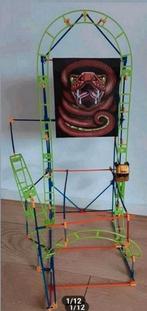 NIEUWE GROTE ORGINELE K.NEX COBRA'S COIL ROLLER COASTER MET, Ophalen of Verzenden, Nieuw, K'nex