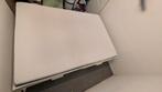 Bed met matras te koop, Ophalen, 90 cm, Eenpersoons, Wit