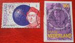 Nederland - 2x Columbus - 60c / 80c, Postzegels en Munten, Postzegels | Nederland, Na 1940, Verzenden, Gestempeld