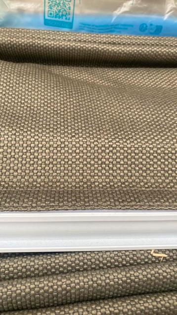 Nieuw vouwgordijn taupe 100 breed 260 hoog