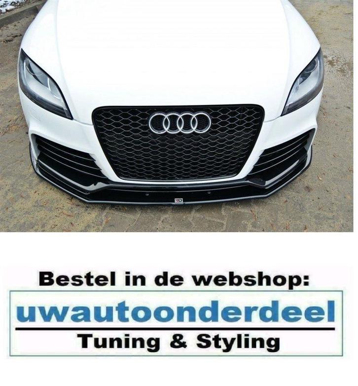 Maxton Design Spoiler Splitter Lip Voor Audi TT RS MK1, Auto diversen, Tuning en Styling, Verzenden