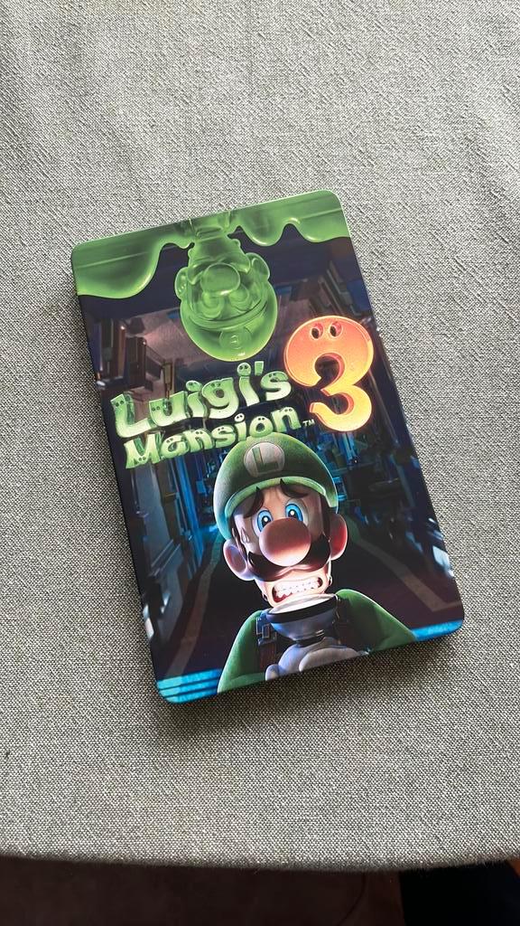 Luigi’s mansion 3 - Limited edition Steelbook, Spelcomputers en Games, Games | Nintendo Switch, Zo goed als nieuw, Avontuur en Actie