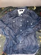 Blue Blood denim spijkeroverhemd maat M, Ophalen of Verzenden, Zo goed als nieuw, Blauw, Halswijdte 39/40 (M)