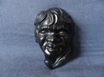 Zwart aardewerk Aboriginal hoofd Diana Pottery Australië W52, Ophalen of Verzenden