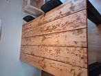 Eettafel van steigerhout, Ophalen, 50 tot 100 cm, Zo goed als nieuw, 150 tot 200 cm