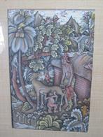 Indonesische schilderij, Antiek en Kunst, Ophalen