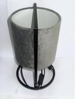 Tafellamp zwart + grijs / Lamp industrieel / met schakelaar, Ophalen of Verzenden, Zo goed als nieuw, Metaal, Minder dan 50 cm