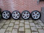Aluminium velgen set 17 inch met winterbanden, Auto-onderdelen, Banden en Velgen, Ophalen, Banden en Velgen, 17 inch, Winterbanden