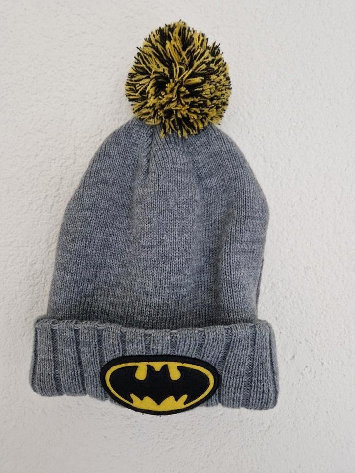 Muts Batman, Kinderen en Baby's, Kinderkleding | Mutsen, Sjaals en Handschoenen, Gebruikt, Muts, Jongen of Meisje, 146 t/m 152