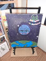 Schilderij surrealistisch, Ophalen