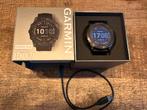 Garmin Fenix 7X Sapphire Solar - Premium Titanium behuizingg, Ophalen, Zwart, Zo goed als nieuw, Waterdicht