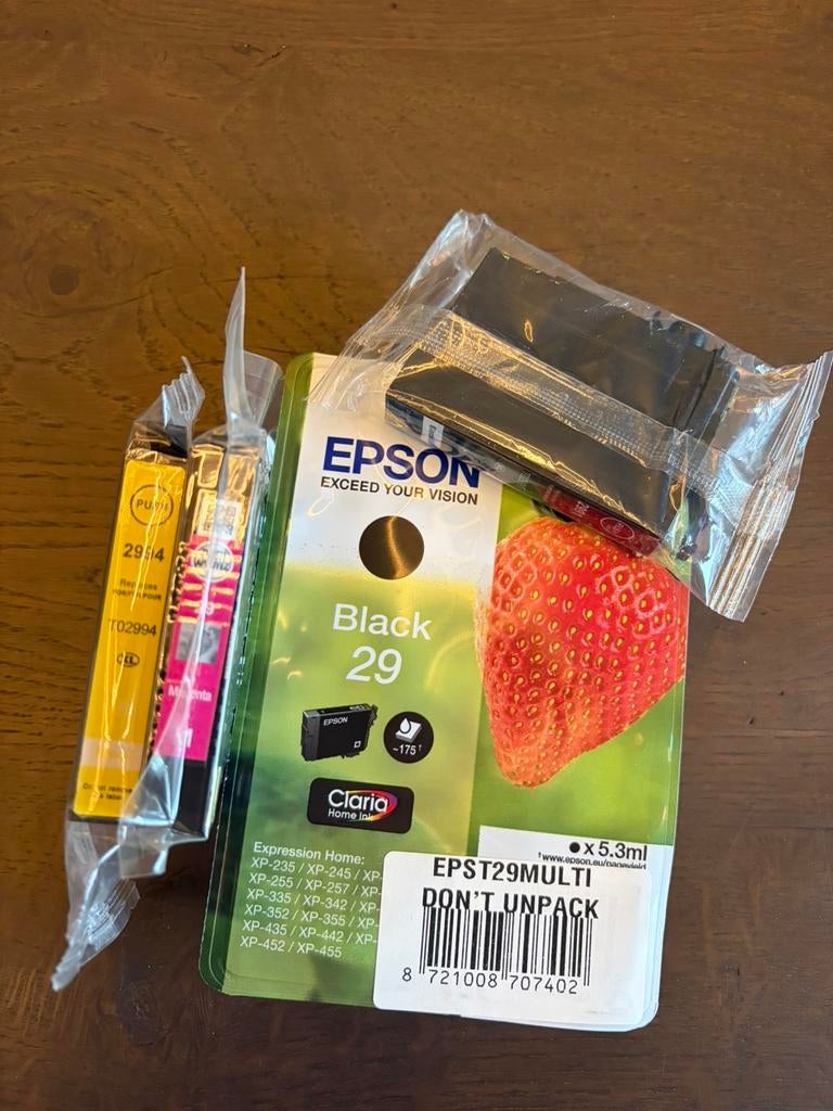 Inktcartridges voor Epson 29 (T29) te koop., Computers en Software, Printerbenodigdheden, Nieuw, Ophalen