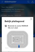 2 tickets Backstreet Boys Dusseldorf zaterdag 3 oktober 2026, Twee personen, Oktober