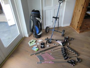 Uitgebreide Dames golfset Troley Tas Slazenger clubs driver  beschikbaar voor biedingen