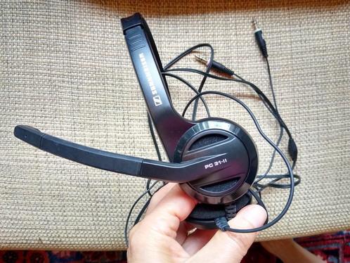 Sennheiser PC 31-II headset with noisecancelling microphone, Computers en Software, Headsets, Nieuw, Over-ear, Bedraad, Inklapbare microfoon