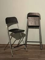IKEA FRANKLIN Opklapbare Barkrukken, Huis en Inrichting, Ophalen, Gebruikt, Twee, Hout