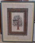 Egyptische papyrus levensboom met hiërogliefen, Antiek en Kunst, Ophalen of Verzenden