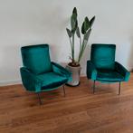 2 Vintage fauteuils van Paul Geoffroy., Ophalen, Gebruikt, Stof