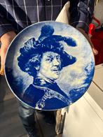 Delfts Blauw Bord Rembrandt, Antiek en Kunst, Ophalen