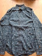PME Legend blauwe blouse met sneeuwvlok lange mouwen maat M, Blauw, Zo goed als nieuw, Pme Legend, Halswijdte 39/40 (M)