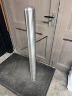 Rvs geslepen buis met einddop rond 101,6mm, Doe-het-zelf en Verbouw, Metalen, Ophalen, Zo goed als nieuw, Overige metalen