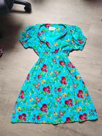 Prachtige vintage jurk, Maat 38/40 (M), Blauw, Ophalen of Verzenden, Zo goed als nieuw