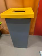 (Recycle) prullenbak gele deksel 72 L, Kunststof, 40 liter of meer, Ophalen of Verzenden, Zo goed als nieuw