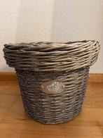 Gevlochten rieten mand NIEUW 36 cm bv voor plant, Huis en Inrichting, Woonaccessoires | Schalen en Manden, Ophalen, Mand, Rond