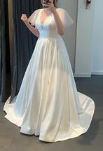 Anna Sorrano trouwjurk met pockets+ Onderok en sluier, Trouwjurk, Anna Sorrano, Wit, Ophalen of Verzenden