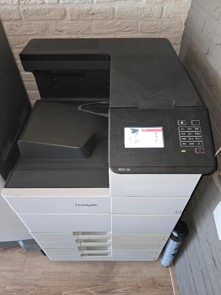 Lexmark MS911de, Computers en Software, Printers, Gebruikt, Printer, Laserprinter, Zwart-en-wit printen, Ophalen