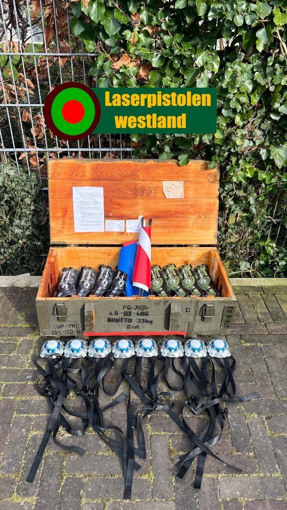 Lasergame spullen te huur, Hobby en Vrije tijd, Overige Hobby en Vrije tijd, Zo goed als nieuw, Ophalen