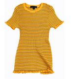 Nieuw: geel gestreepte trui. Zara. Maat M., Maat 38/40 (M), Zara, Geel, Nieuw