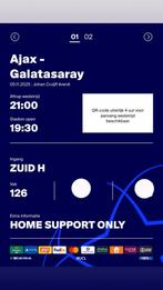 1x Ajax - Galatasaray Fside, Tickets en Kaartjes, Eén persoon
