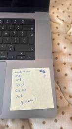 MacBook pro M1 Max 16 inch, MacBook Pro, Ophalen of Verzenden, Zo goed als nieuw, 16 inch