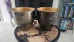 Stenen Bloempot/Plantenpot! Brons/Goud. 16 CM! NIEUW!, Steen, Rond, Ophalen of Verzenden, Binnen
